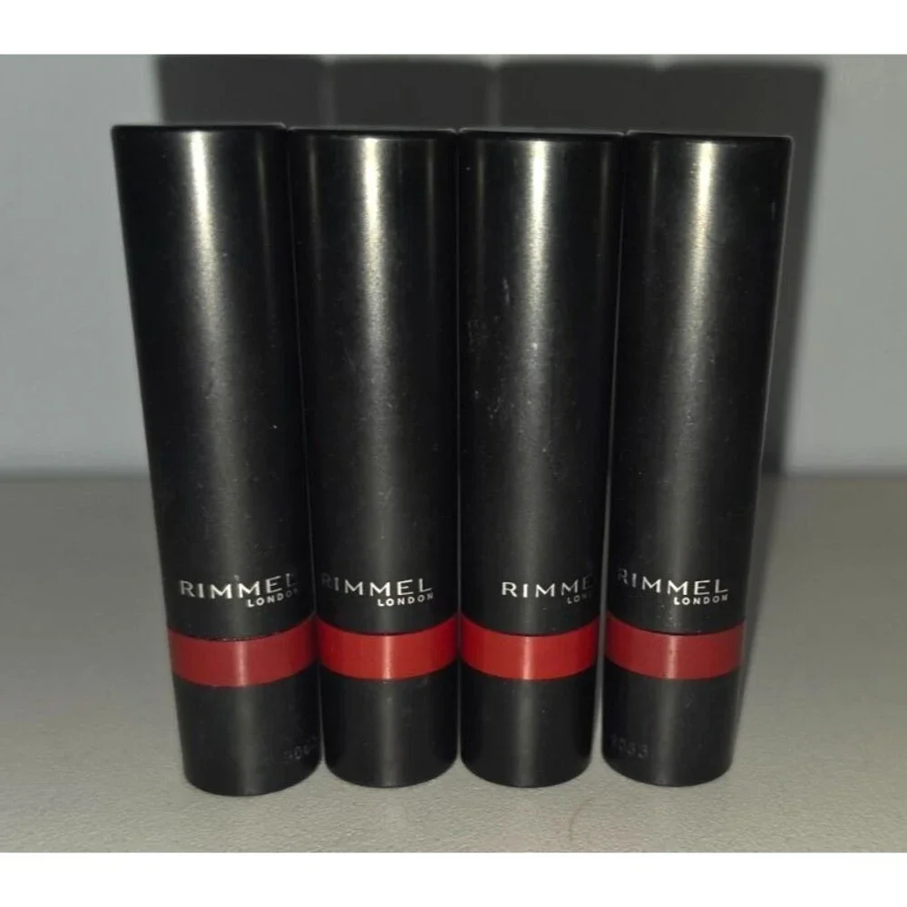 Lot of 4 Rimmel Lasting Finish Extreme 520 Dat Red NEW